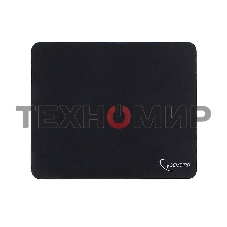 Коврик для мыши Gembird MP-BLACK, черный, размеры 250x200x2мм, полиэстер/резина