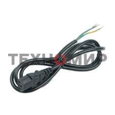 Шнур питания ITK PC-C13N-2M C13 проводник.:3x1.5мм2 2м 230В 10А (упак.:1шт) черный