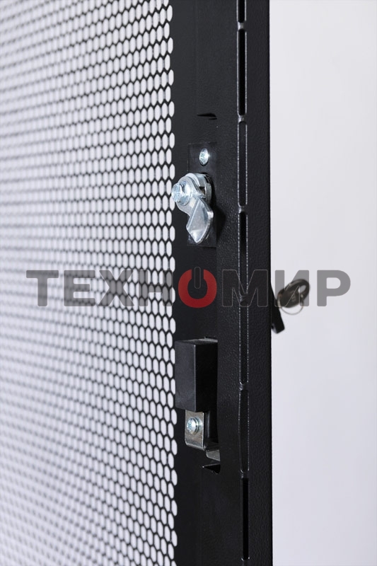 Шкаф серверный ЦМО ШТК-СП-42.8.12-48АА-9005 42U 800x1200 мм пер. дв. перфор. задн. дв. перфор. 2-хст. 2 бок. пан. 1350 кг черный