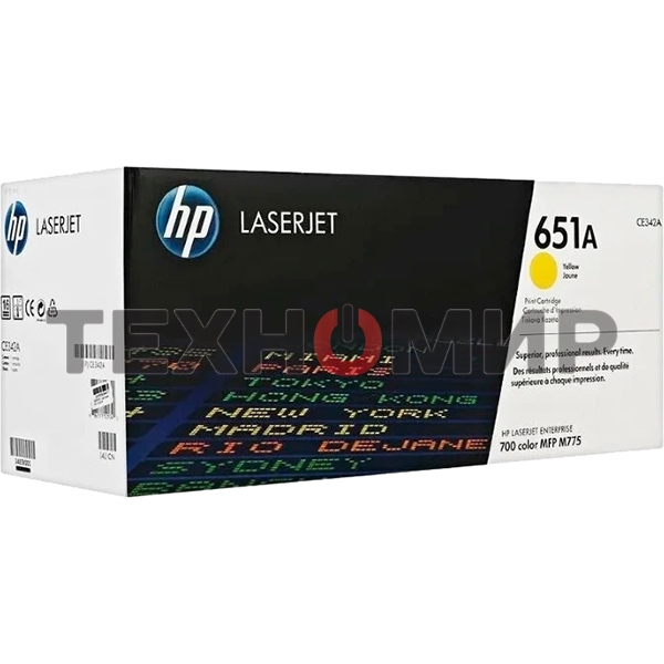 Картридж лазерный HP CE342A желтый LaserJet 700 Color MFP 775 (16000 стр.)