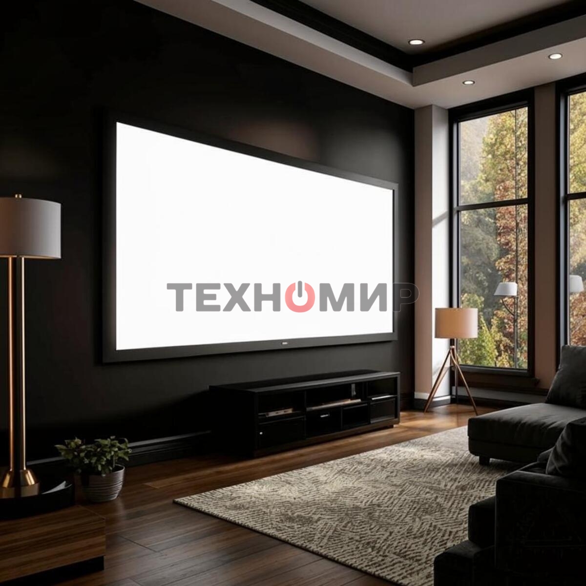 Экран для проектора S'OK SCFRV-298x168 135