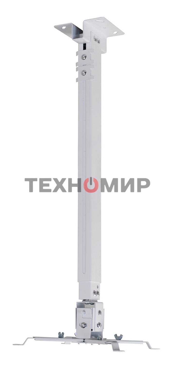Кронштейн для проектора Cactus CS-VM-PRE03-WT белый макс, 15кг настенный и потолочный поворот и наклон