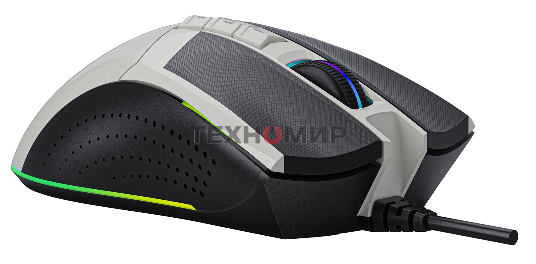 Мышь проводная A4Tech Bloody W90 Max белый/черный, 10000 dpi, USB, кнопки - 10