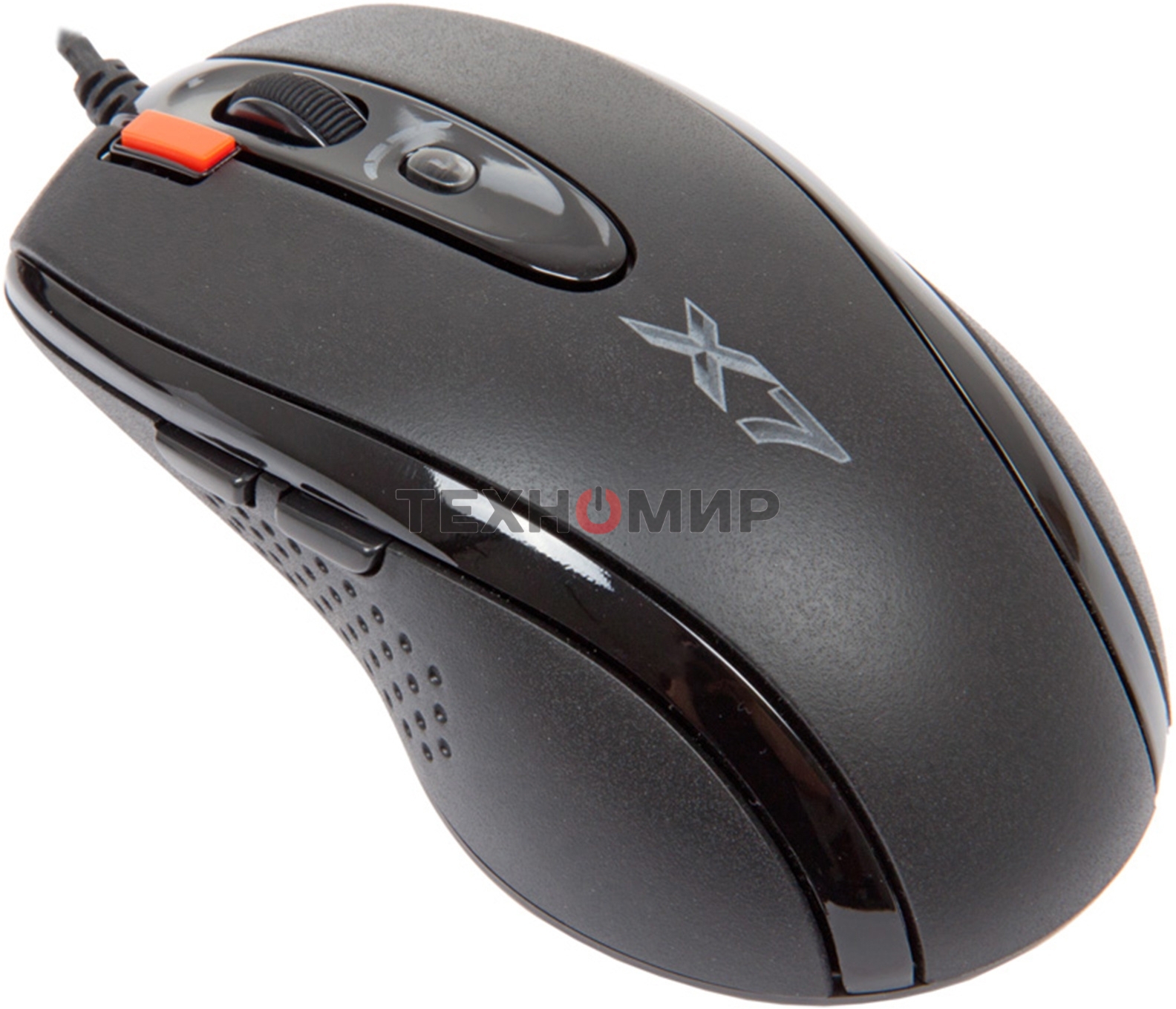 Мышь проводная A4Tech X-710BK черный, 2000 dpi, USB, кнопки - 7