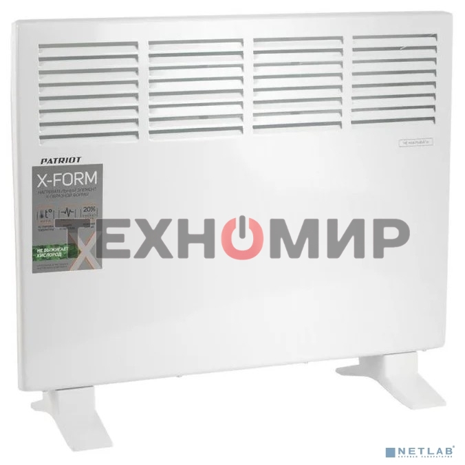 Конвектор электрический Patriot PT-C 15 X белый, 1500 Вт, 15 м2, термостат