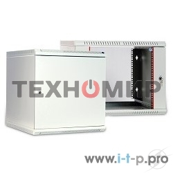 Шкаф телеком. настен, 15U, 600x650, дверь металл (ШРН-15.650.1) (1 коробка)