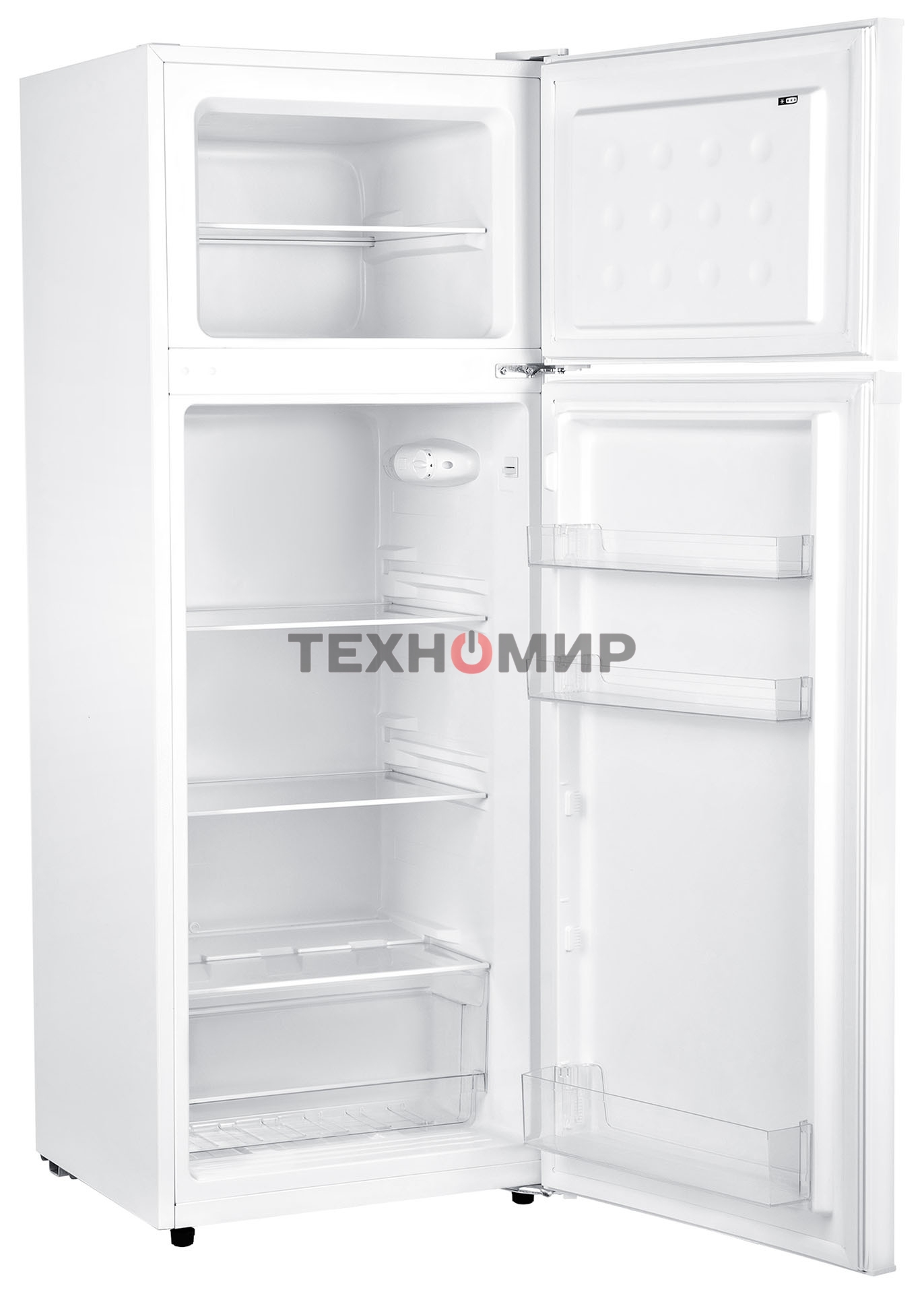 Холодильник Hyundai CT2551WT белый двухкамерный 166/40л морозилка сверху