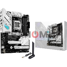 Материнская плата ASUS ROG STRIX B650-A GAMING WIFI, AM5, AMD B650, 4xDDR5, 4xSATA, 3xM.2, 1xPCIe 4.0 x16, 1xPCIe 4.0 x4, 1xHDMI, 1xDP, 1x 2.5Gb LAN, 3xUSB-A 3.2 Gen 2, 4xUSB 2.0, 5x3.5 мм, 7.1, Standard-ATX