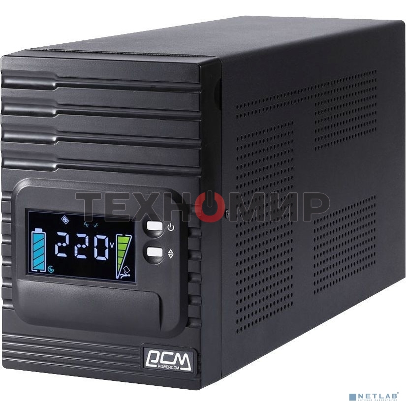 Источник бесперебойного питания Powercom Smart King Pro+ SPT-2000-II LCD 1600Вт 2000ВА черный