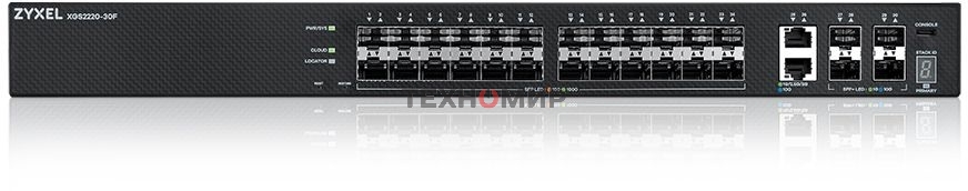 Коммутатор Zyxel XGS2220-30F L3 Access switch, rack 19