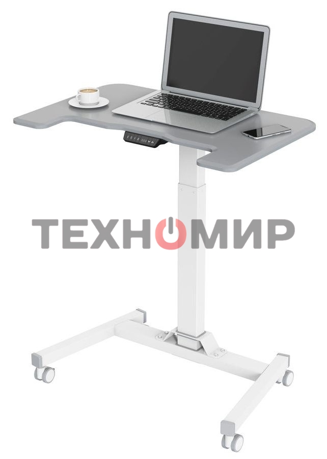 Стол для ноутбука Cactus VM-FDE101 столешница МДФ серый 80x60x123см (CS-FDE101WGY)