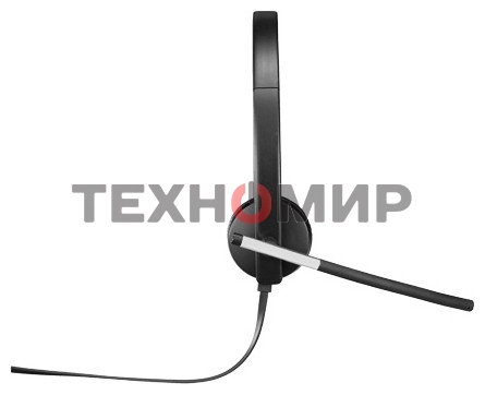 Гарнитура проводная с микрофоном Logitech H650E черный 1.1м 981-000519