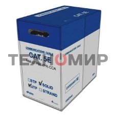 Кабель информационный LANMASTER NM-UTP5E4PR-CCA cat.5е U/UTP не экранированный 4X2 PVC внутренний 305м серый