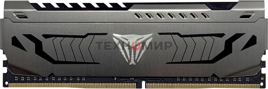 Оперативная память Patriot Viper Steel, DDR4, 8GB, 3200MHz, CL16, DIMM, с радиатором, черный