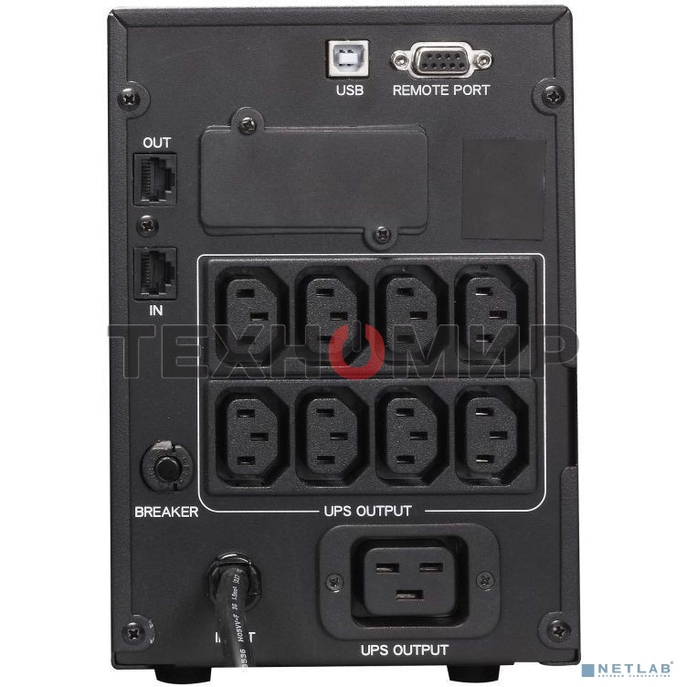 Источник бесперебойного питания Powercom Smart King Pro+ SPT-2000-II LCD 1600Вт 2000ВА черный