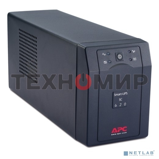 Источник бесперебойного питания APC Smart-UPS SC SC620I 390Вт 620ВА черный