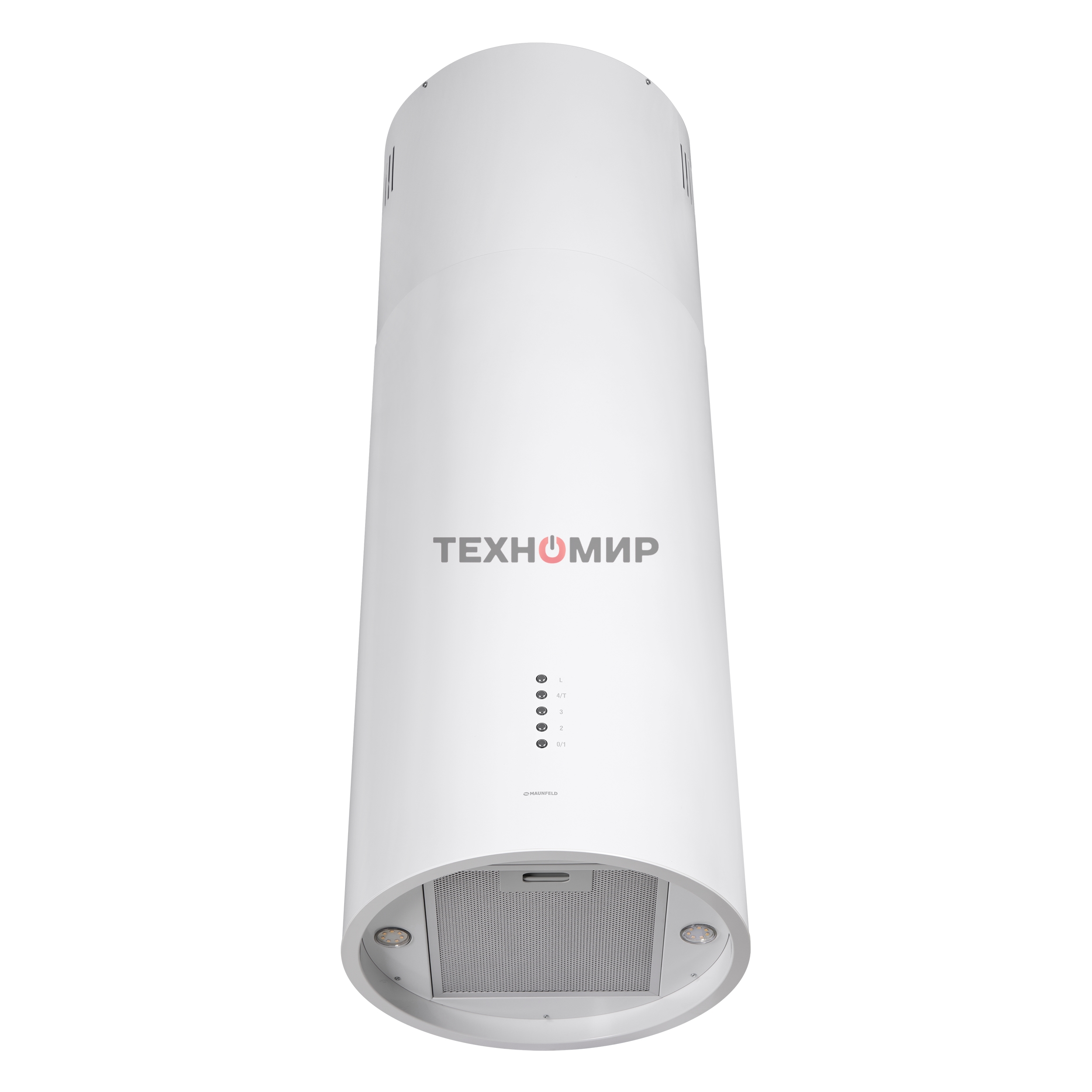 Вытяжка островная Maunfeld Lee Isla 39 белый, 38 см, 1000 куб. м/ч, 52 дБ