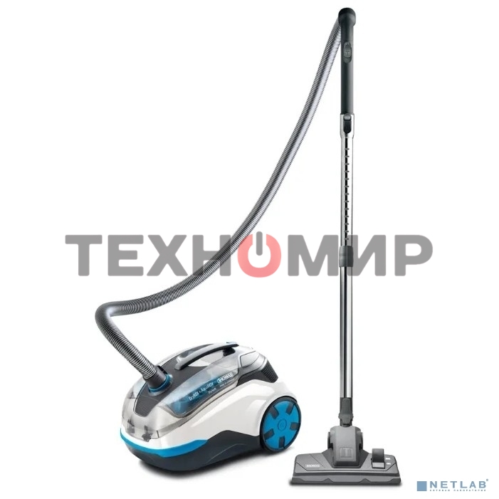 Пылесос Thomas DryBOX+AquaBOX Parkett белый/синий, 325/1700Вт, уборка сухая, пылесборник контейнер 2.6 л