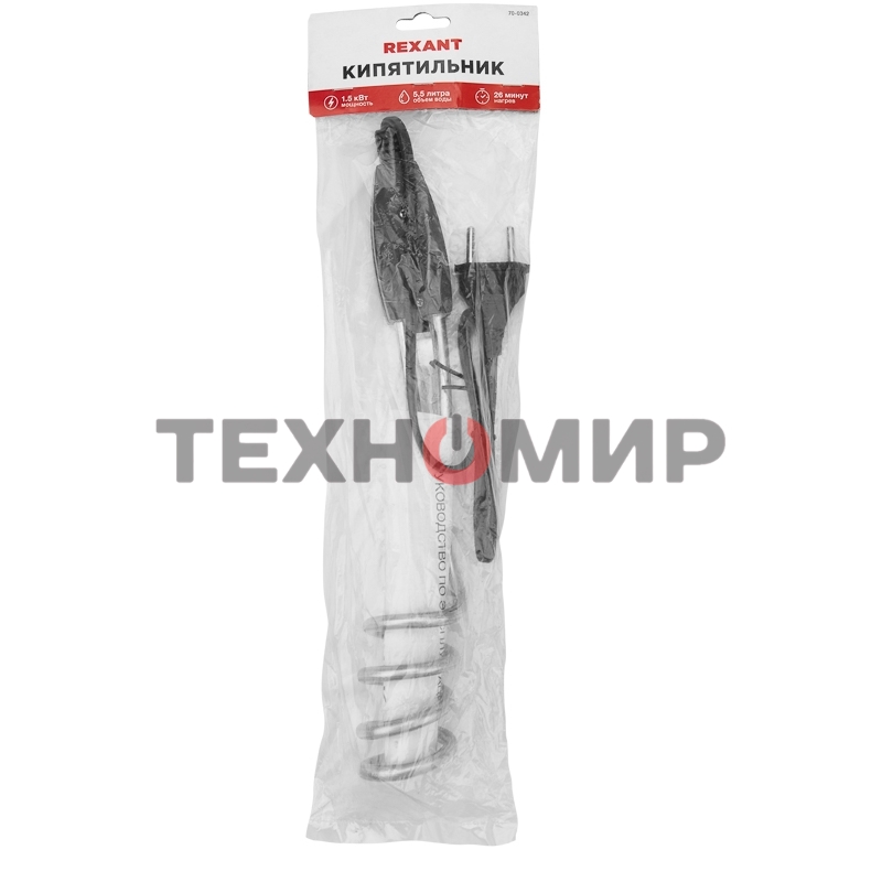 Кипятильник Rexant 1500 Вт