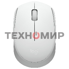 Мышь беспроводная Logitech M171 белый, 1000 dpi, радиоканал, USB, кнопки - 3