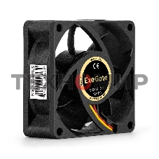 Вентилятор для корпуса ExeGate EX07025S3P черный, 70 мм, 3500 об/мин, 35.5 дБ, 3 pin