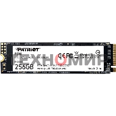 Накопитель SSD Patriot P300, 256Gb, PCIe 3.0 x4, M.2 2280, NVMe, R/W 1700/1100