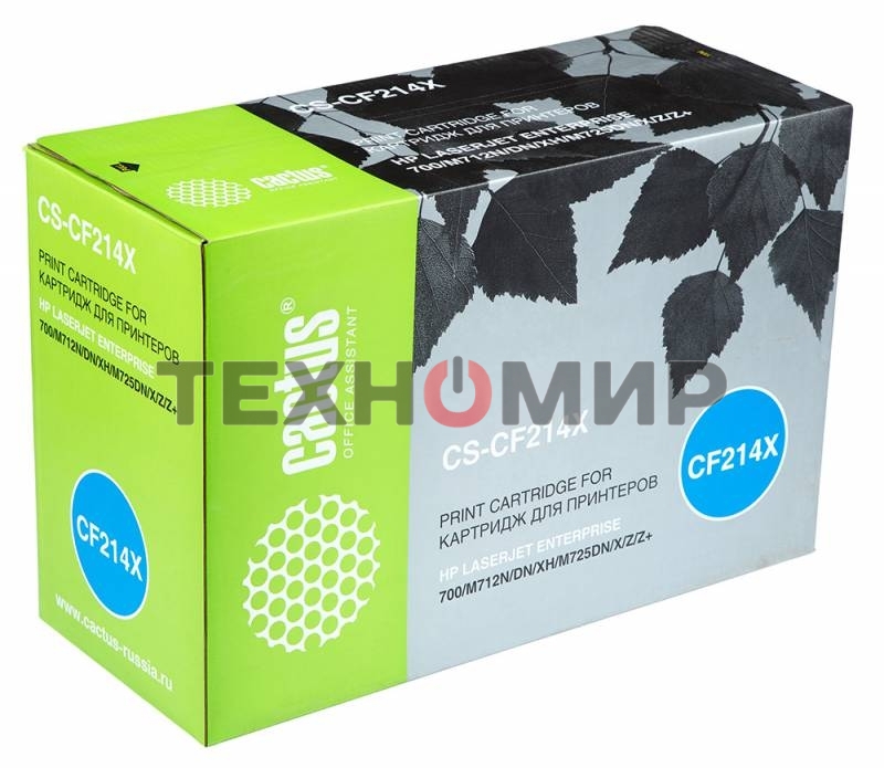 Картридж лазерный Cactus CS-CF214X черный (17500 стр.) для HP LaserJet 700/M712