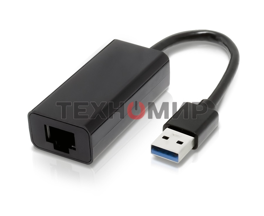 Адаптер сетевой ORIENT U3L-1000N, USB 3.0 Gigabit Ethernet Adapter, RTL8153 chipset, 10/100/1000 Мбит/с, поддержка Win 10, Linux, MAC OS