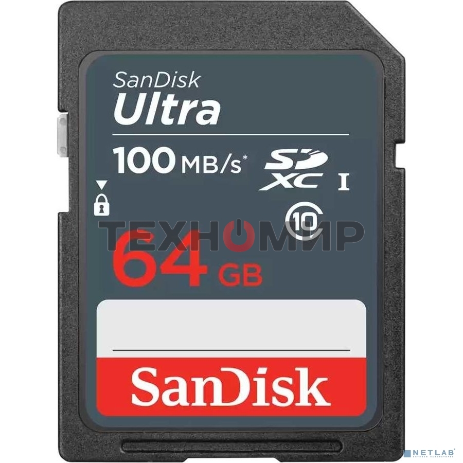 Флеш карта SDXC 64Gb UHS-I SDSDUNR-064G-GN3IN SANDISK
