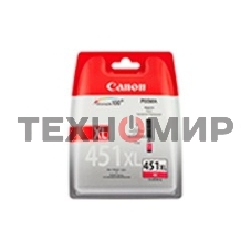 Картридж струйный CLI-451XLM (6474B001) для Canon PIXMA iP7240, MG5440, 6340, Пурпурный, 660стр.