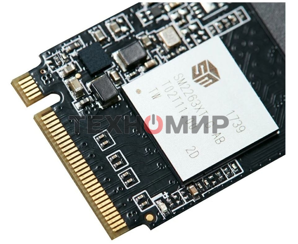 Накопитель SSD KingSpec NE-512, 512Gb, M.2 2280, PCIe 3.0 x4, NVMe, R/W 2400/1700