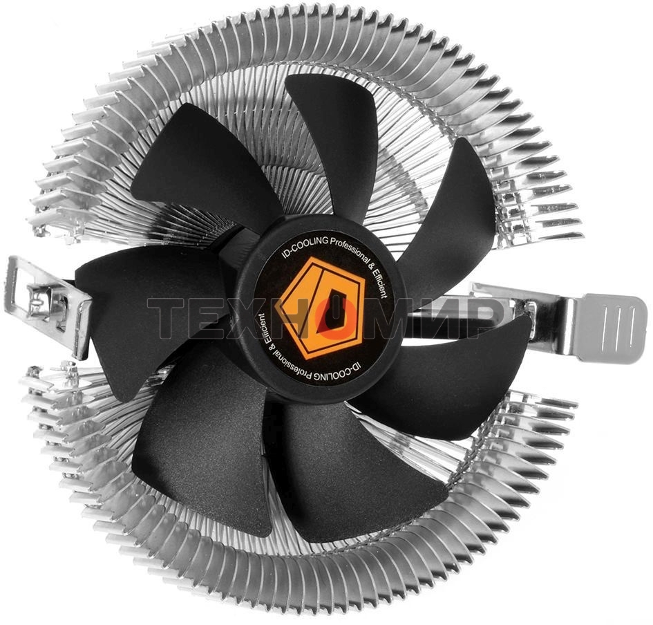 Кулер Cooler ID-Cooling ID-CPU-DK-01T серебристый 92мм алюминий 2200rpm 24db 3-pin 95W 52мм