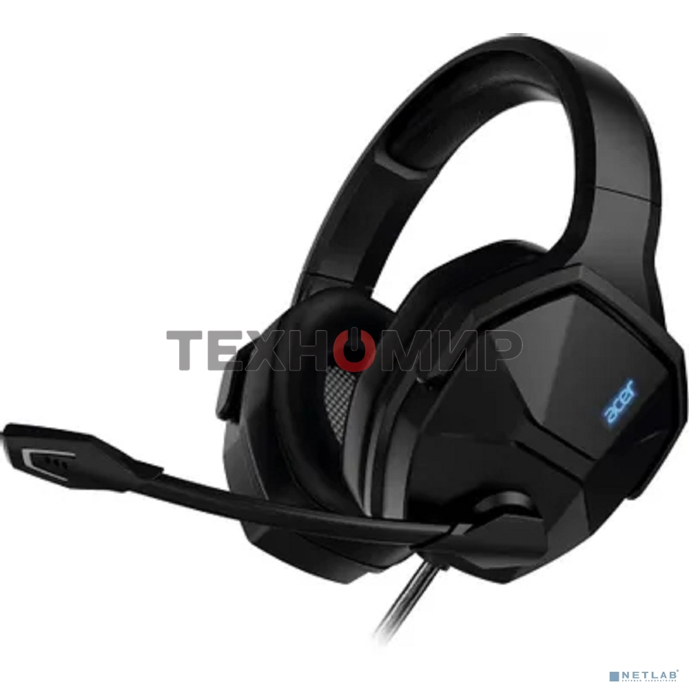 Гарнитура проводная с микрофоном Acer OHW312 черный 2м мониторные USB оголовье (ZL.HDSEE.007)