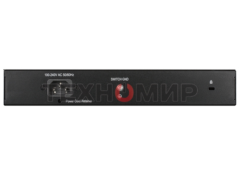 Коммутатор D-Link DGS-1010MP/A1A, L2 Unmanaged Switch with 9 10/100/1000Base-T portsand 1 1000Base-X SFPports(8 PoE ports 802.3af/802.3at (30 W), PoE Budget 125 W)