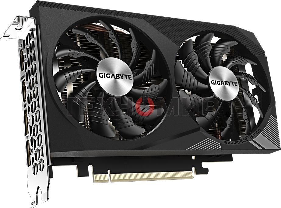Видеокарта GIGABYTE NVIDIA GeForce RTX 3050 8Gb GDDR6 128bit 2xHDMI 2xDP