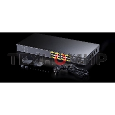 Коммутатор Cudy GS1020PS2 (L2) 16x1 Гбит/с 2SFP 16PoE+ 200W неуправляемый