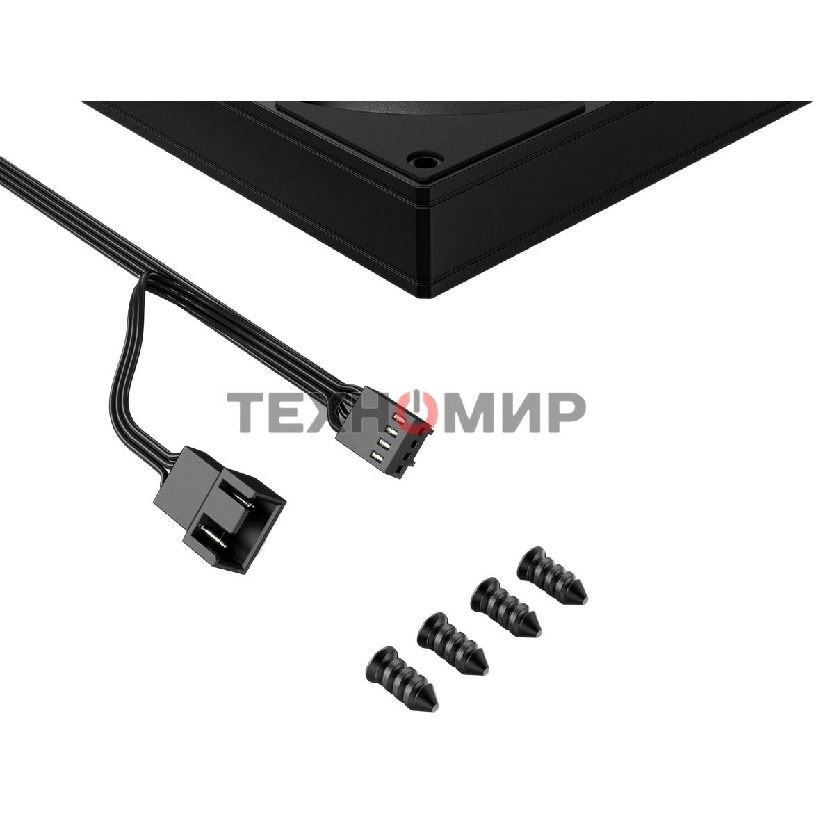 Вентилятор для корпуса ID-Cooling AS-140-K черный, 140 мм, 1800 об/мин, 24.9 дБ, 4 pin