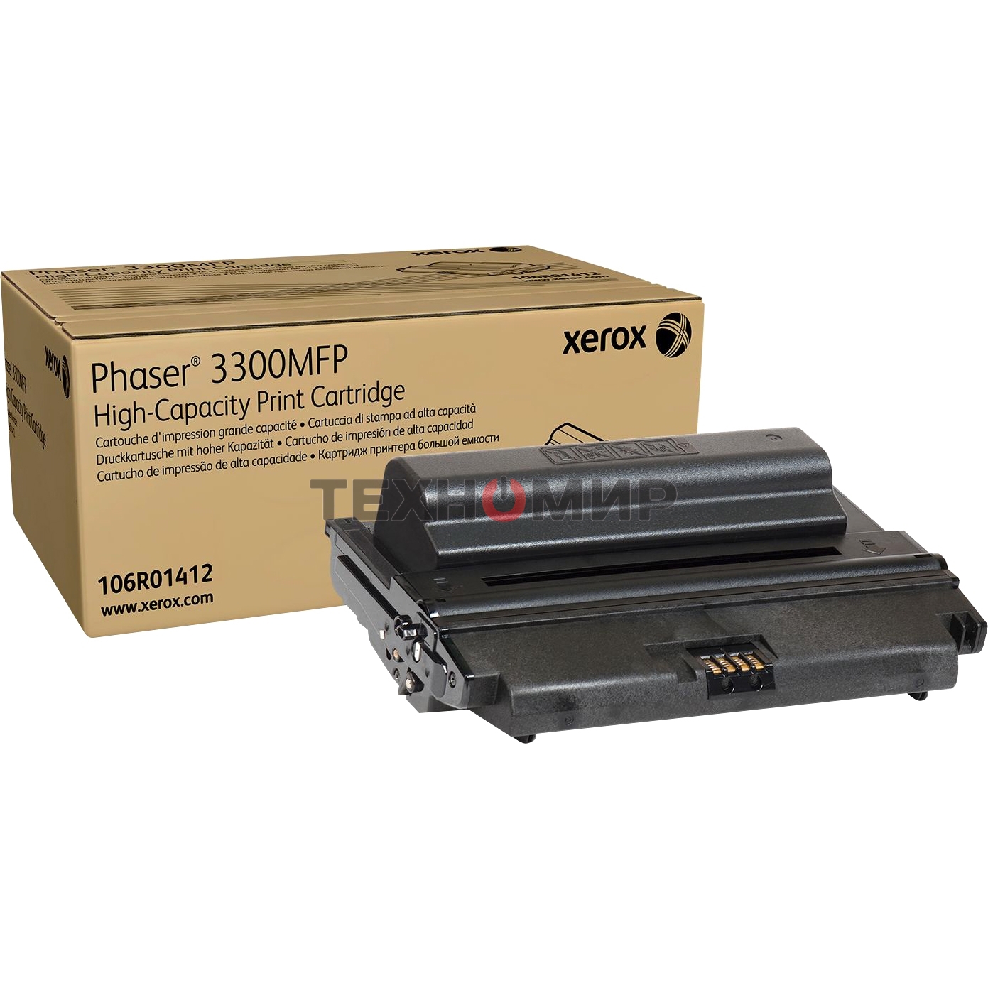 Картридж лазерный Xerox 106R01412 черный для Xerox Ph 3300 (8000 стр)(Channels)