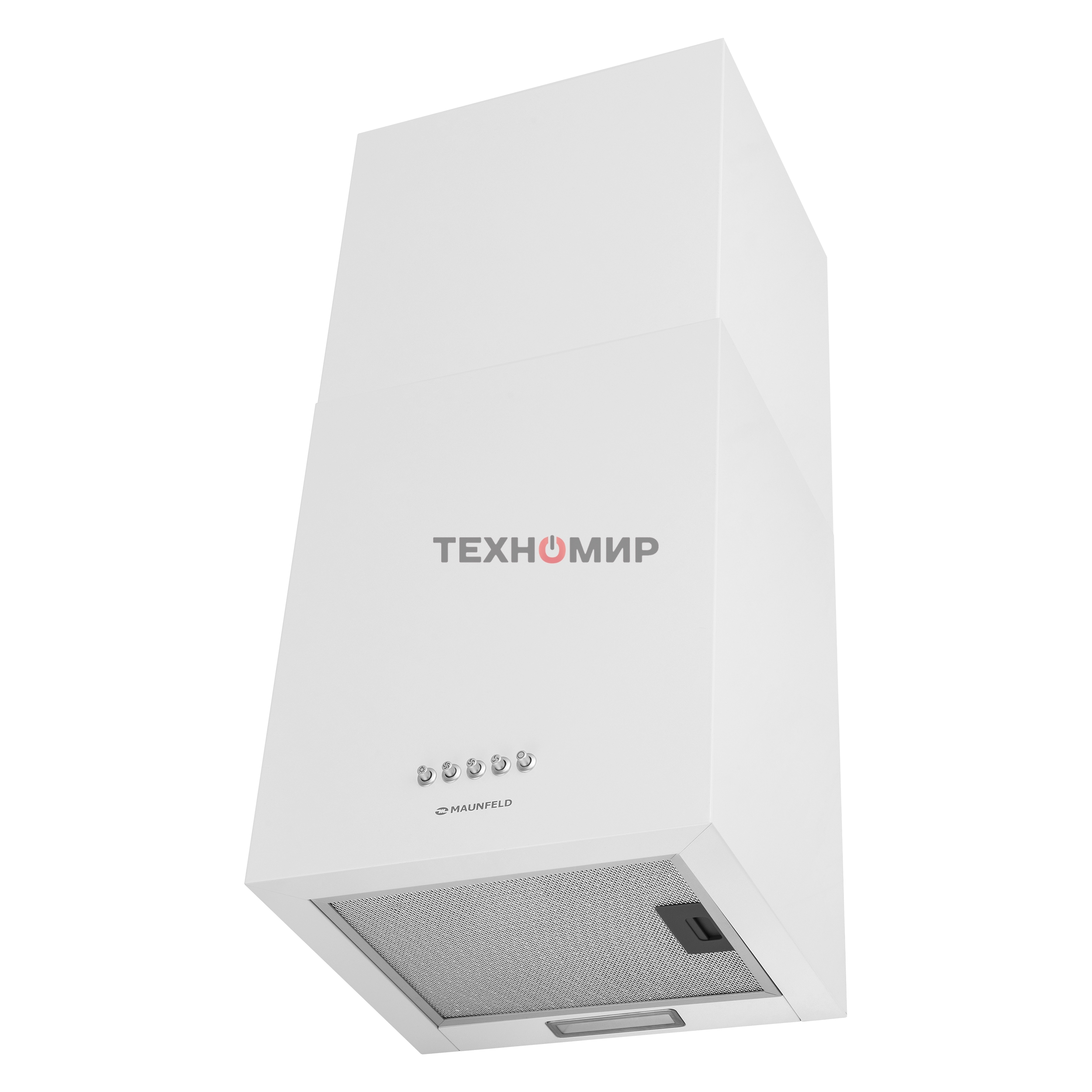 Вытяжка пристенная островная Maunfeld Box Push 40 белый, 40 см, 1000 куб. м/ч, 60 дБ