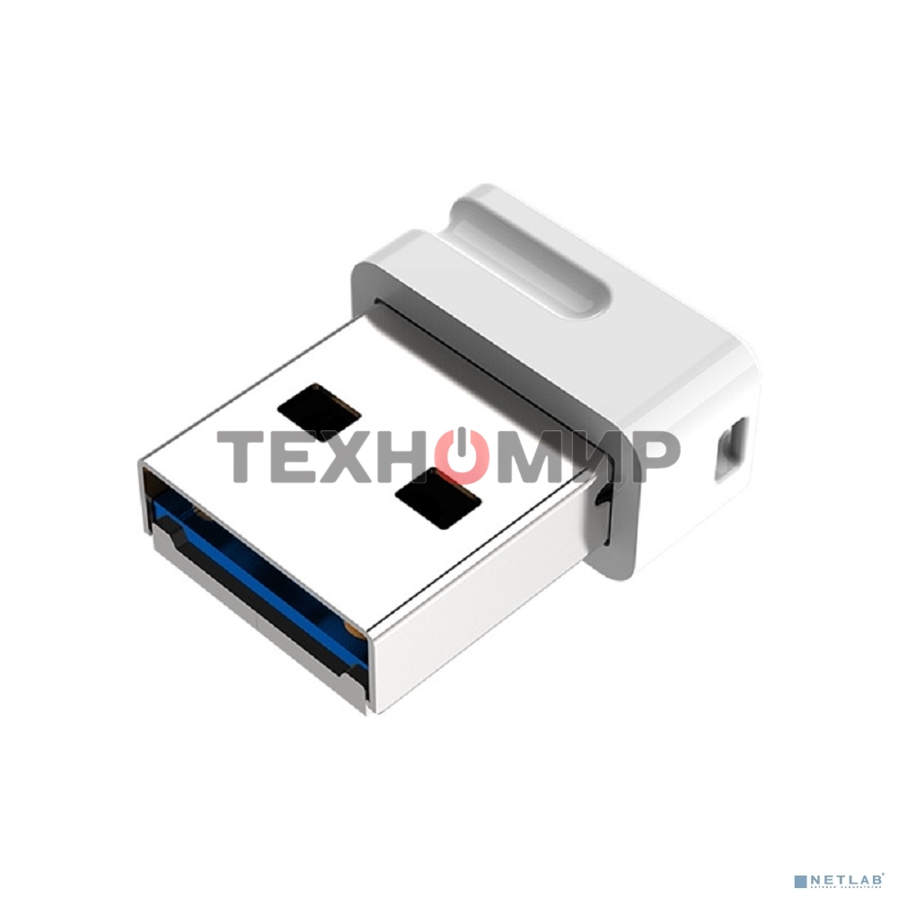 Флешка USB Netac U116 mini (NT03U116N-016G-32WH), 16Gb, USB 3.2, R/W 90/30, белый