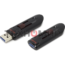 Флешка USB Sandisk CZ600 Cruzer Glide (SDCZ600-128G-G35), 128Gb, USB 3.0, R/W 100/20, черный