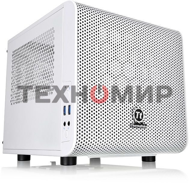 Компьютерный корпус Thermaltake Core V1 белый w/o PSU,CA-1B8-00S6WN-01