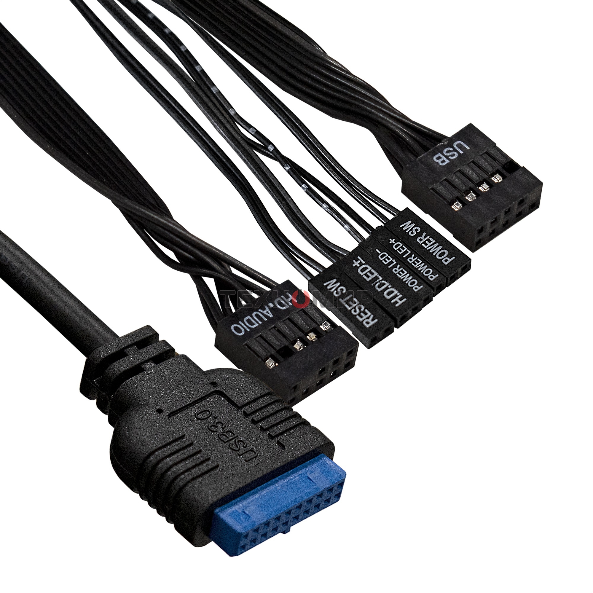 Компьютерный корпус Desktop ExeGate EX291267RUS MI-301U (mATX/mini-ITX, без БП, 1*USB+1*USB 3.0, аудио, черный)