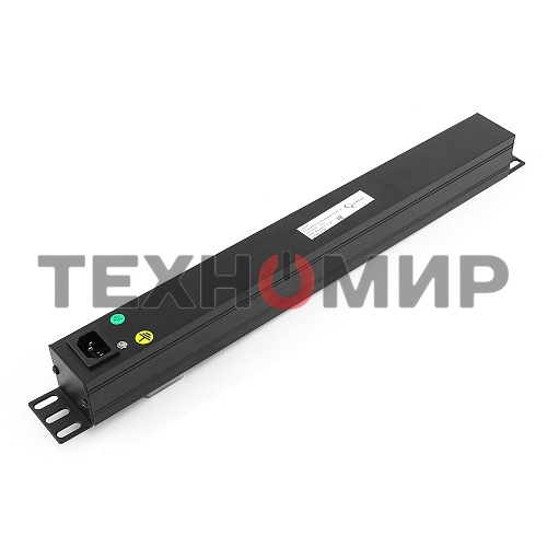 Блок Gembird EHB8-4, 1 вход С14/8 выходов C13, с защитой для 19