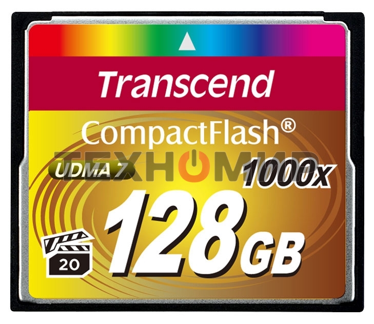 Флеш карта CF 128Gb Transcend TS128GCF1000