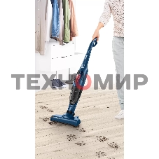 Пылесос вертикальный Bosch Readyy''y BCHF2MX20 синий, питание от аккумулятора, уборка сухая, работа от АКБ max 44 мин
