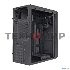 Компьютерный корпус Miditower ExeGate XP-332 Black, ATX, (без БП), 2*USB, Audio