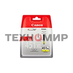 Картридж струйный CLI-451XLY (6475B001) для Canon PIXMA iP7240, MG5440, 6340, Желтый, 685стр.