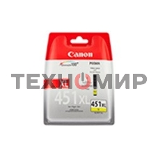 Картридж струйный CLI-451XLY (6475B001) для Canon PIXMA iP7240, MG5440, 6340, Желтый, 685стр.