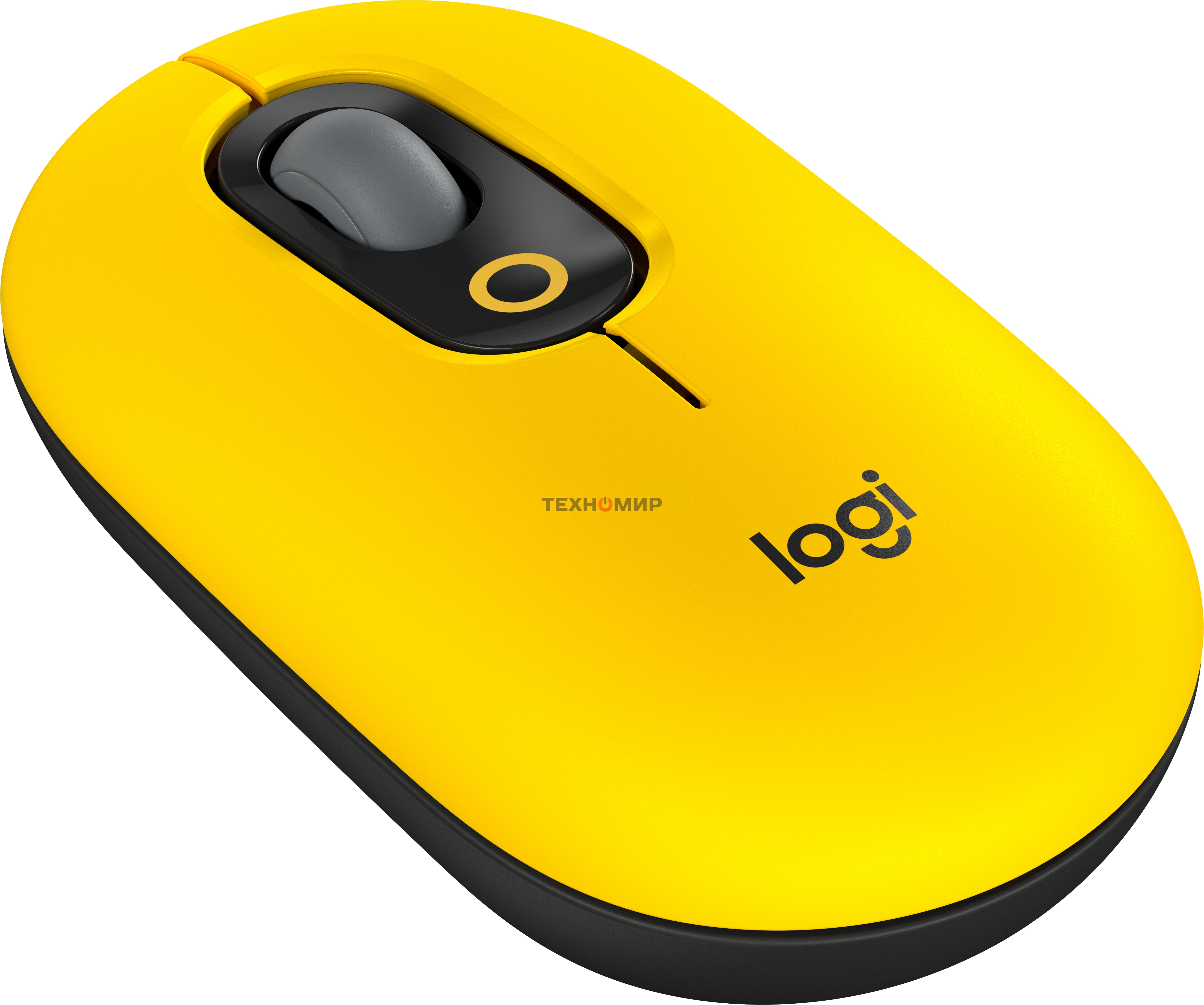 Мышь беспроводная Logitech POP Mouse желтый, 4000 dpi, Bluetooth, кнопки - 4